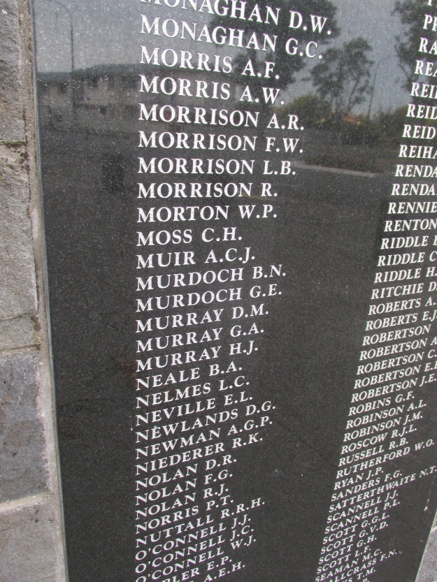 Detail Timaru War Memorial
